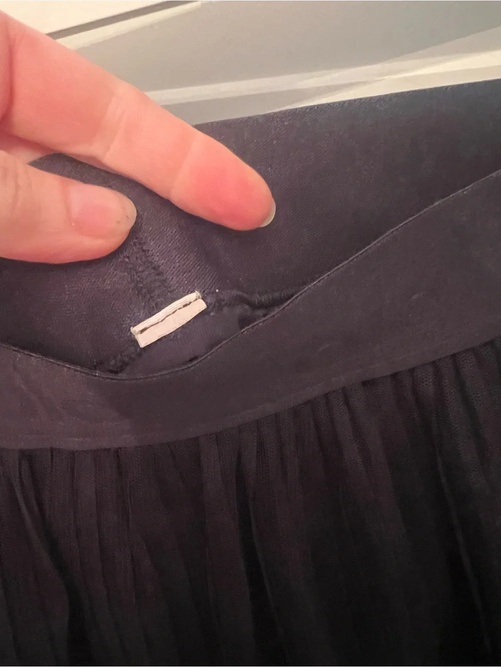 ALO Yoga Black Layered Tulle Skater Skirt